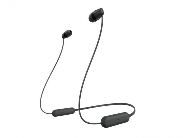 連続25時間駆動のネックバンド型ワイヤレスイヤホン、ソニー「WI-C100」