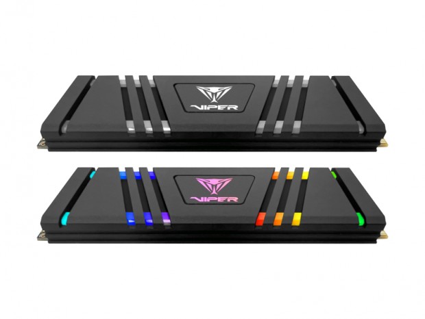 LEDイルミネーション対応のPCIe4.0 NVMe M.2 SSD、PATRIOT「VIPER VPR400」