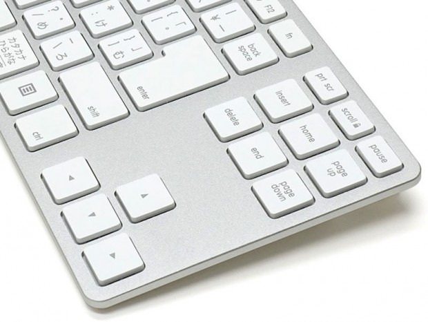 アルミ天板のスリムキーボード「Matias Wired Aluminum Tenkeyless」に