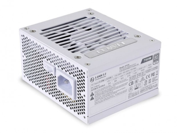 Lian Li、フルモジュラーSFX電源「SP750 GOLD」に新色ホワイト追加