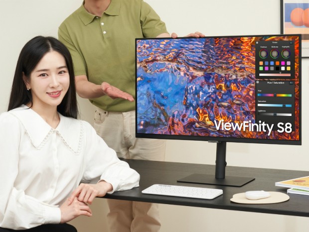 Samsung、PANTONE認証を取得したクリエイター向け4K液晶「ViewFinity S8」