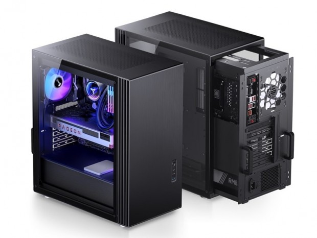 JONSBO、内部ユニットがズルっと引き出せる2面ガラスのミドルタワー「U6 Black」