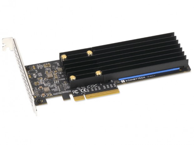 Sonnet、2枚のNVMe M.2 SSDを搭載できるロープロ対応PCI-Express