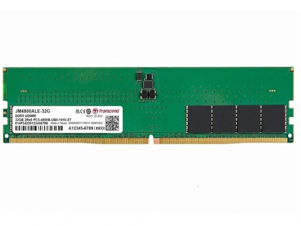 トランセンド、コンシューマー向けDDR5-4800メモリ「JetRam」シリーズを発表