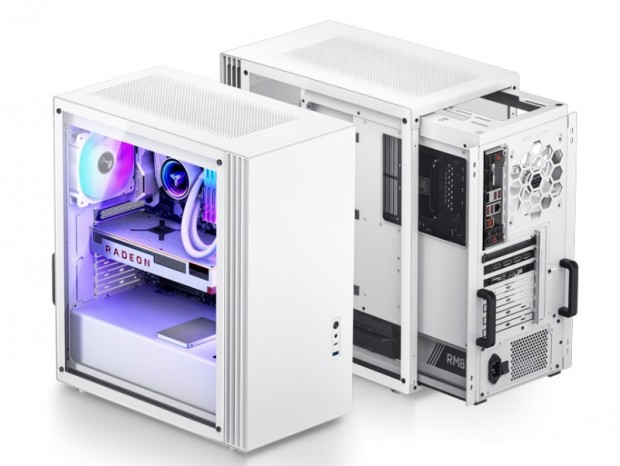内部ユニットを引き出せるミドルタワーPCケース、JONSBO「U6」に新色ホワイト追加