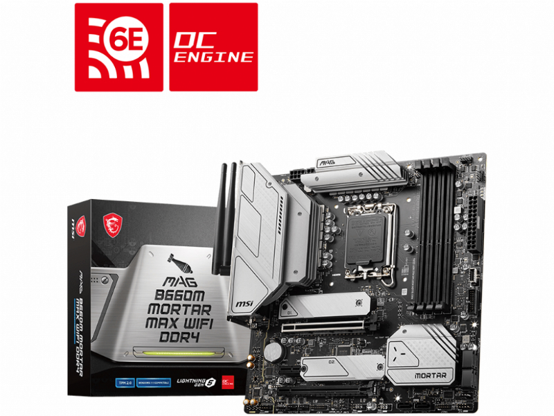 クロックジェネレータ搭載のB660マザー、MSI「MAG B660M MORTAR