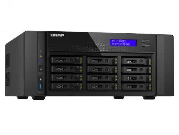 EPYC搭載の12ベイオールフラッシュNAS、QNAP「TS-h1290FX」