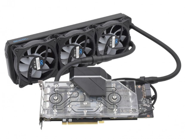 Alphacool製オールインワン水冷を搭載した「ELSA GeForce RTX 3090 LC」