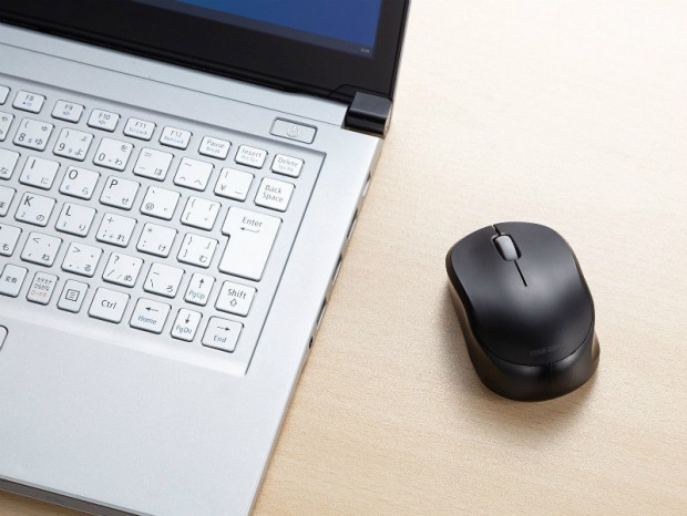 1回の充電で約3ヶ月使える小型・軽量Bluetoothマウスがサンワサプライから