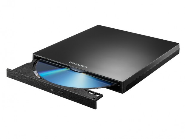 バスパワー・ACアダプタ両対応のポータブルDVD、アイ・オー・データ「DVRP-UB8H」