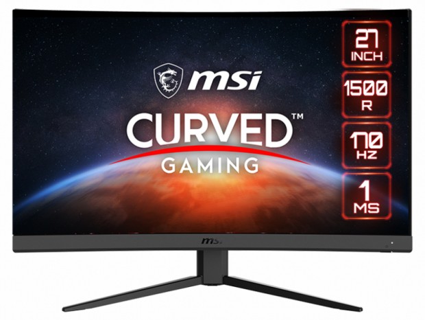170Hz/1ms対応の27型曲面ゲーミング液晶ディスプレイ、MSI「G27C4 E2」