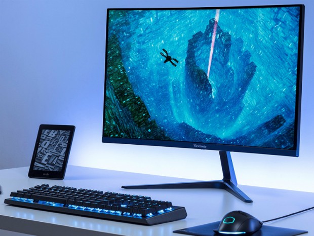 リフレッシュレート165Hzの24型曲面ゲーミング液晶、ViewSonic「OMNI VX2418C」