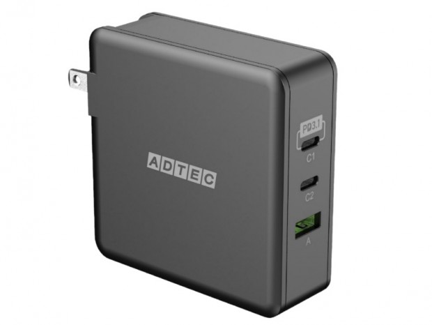 最大出力140WのGaN採用USB充電器、アドテック「APD-V140AC2」シリーズ