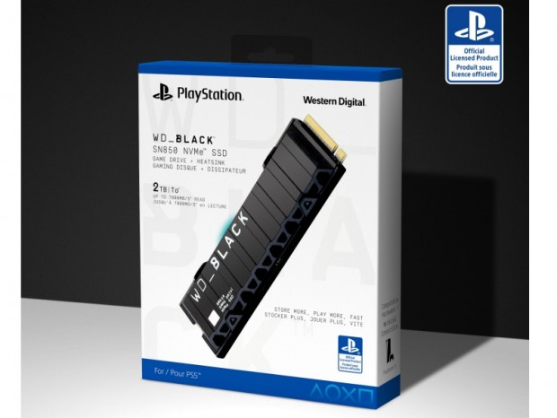 Western Digital「WD_BLACK SN850 NVMe SSD」にPS5公式ライセンスモデル登場