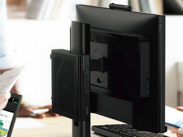Acer、VESAマウンタ対応のビジネス向け超薄型デスクトップPC発売