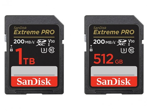最大転送200MB/secの「サンディスク エクストリーム プロ SDXC UHS-Iカード」