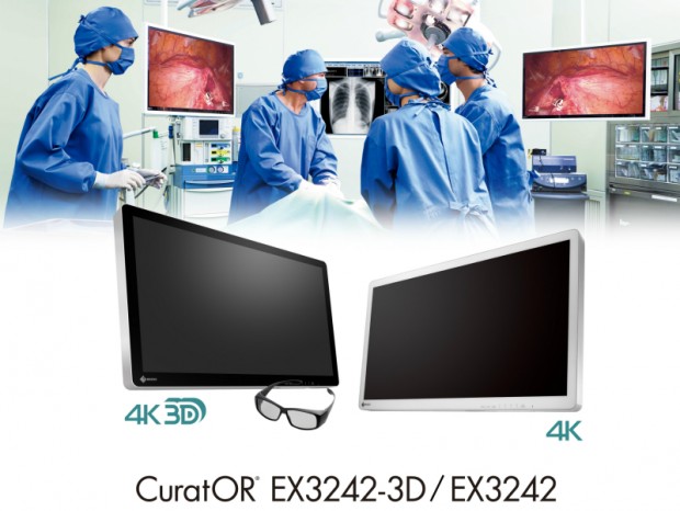 3D表示に対応する医科用32型4K液晶ディスプレイ、EIZO「CuratOR EX3242-3D」