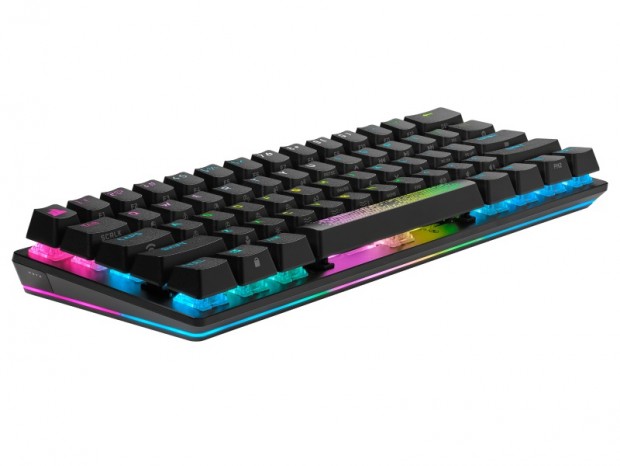 キースイッチの交換もできる60％ゲーミングキーボード、CORSAIR「K70 PRO MINI」