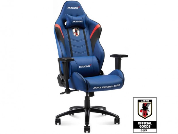 JFA公認「AKRacingゲーミングチェア サッカー日本代表ver.」22日発売
