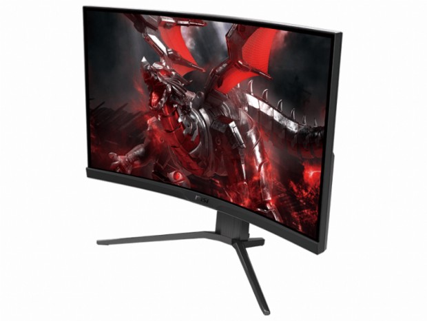 曲率1000Rの27型WQHDゲーミング液晶ディスプレイ、MSI「G272CQP」
