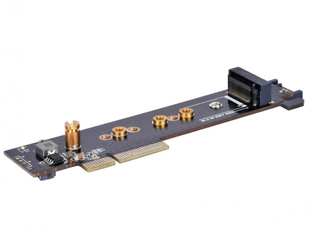 NVMe/SATA両対応の超ロープロM.2-PCI-Express変換アダプタがSilverStoneから
