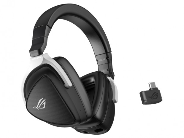 デュアルモードワイヤレス対応のゲーミングヘッドセット、ASUS「ROG Delta S Wireless」