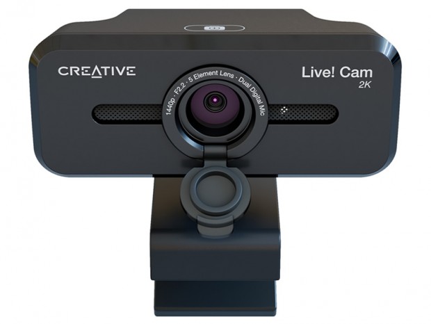2K QHD解像度と4倍デジタルズーム搭載のウェブカメラ「Creative Live! Cam Sync V3」