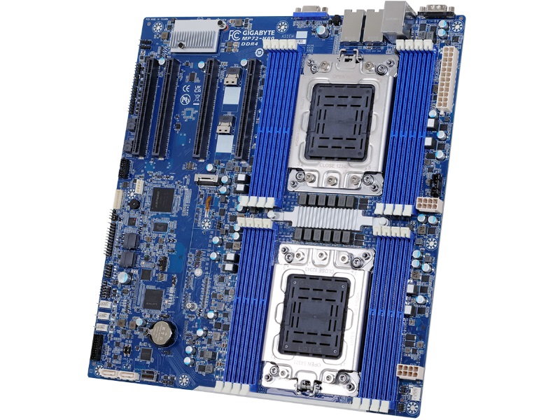 GIGABYTE バックコネクトマザーボード 最大256コア対応のArm向けサーバーマザーボード、GIGABYTE「MP72-HB0