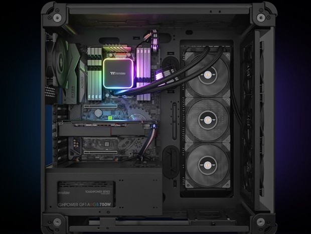 Thermaltake、Ryzen Threadripper対応のAIO水冷「TOUGHLIQUID 360 ARGB TRX40」