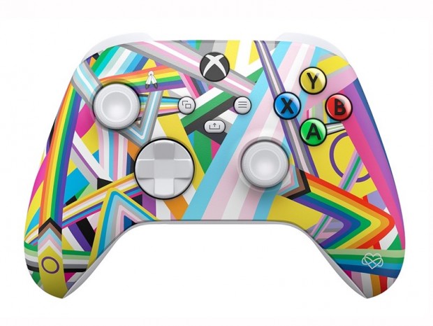 Microsoft、カラフルなワイヤレスゲームパッド「Xbox Pride controller」を通常販売