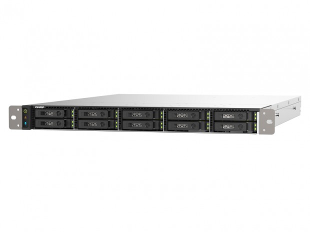 PCIe 4.0 U.2対応の10ベイ1UラックマウントNAS、QNAP「TS-h1090FU」