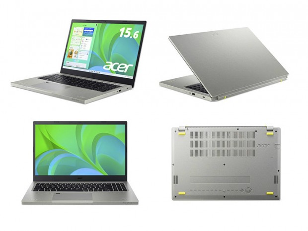 Acer、再生プラスチック採用のサステナブルなノートPC「Aspire Vero