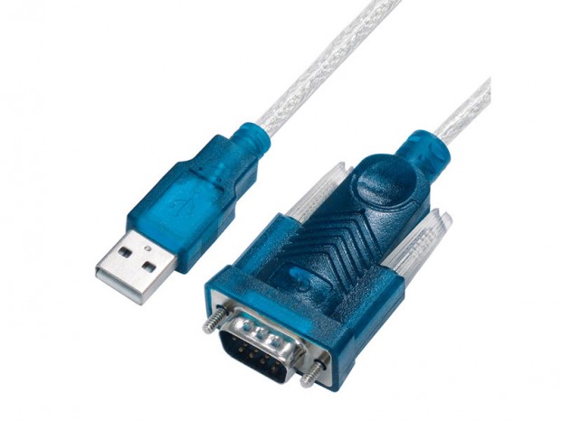 シリアルポート接続のモデムやPDAをUSB Type-A接続できる変換ケーブル