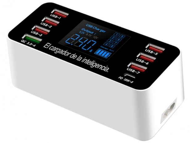 最大8台のデバイスを同時に充電できるマルチUSB充電器「GeeDock」