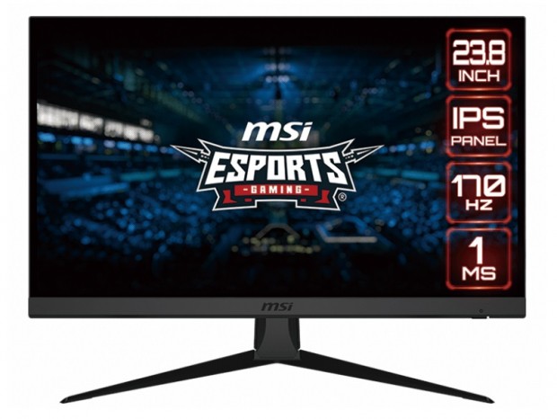 FreeSync Premium対応のeSports向け24型フルHD液晶、MSI「G2422」