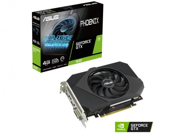 カード長174mmのGeForce GTX 1630、ASUS「PH-GTX1630-4G」発売