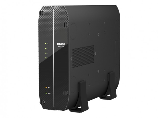 デュアル2.5ギガビットLAN搭載のファンレスNAS、QNAP「TS-410E」