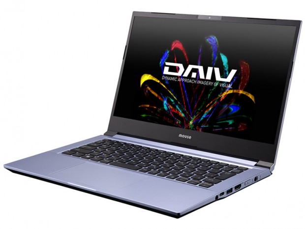 刷新されたマウス「DAIV 4N」シリーズ。第12世代Intel CoreプロセッサとGeForce GTX 1650構成