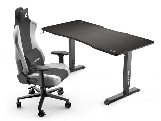 SHARKOON、天板すべてがマウスパッドで覆われたゲーミングデスク「SKILLER SGD10/SGD20」