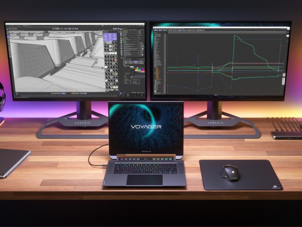 CORSAIR、初のゲーミングノートPC「VOYAGER a1600」シリーズ2機種