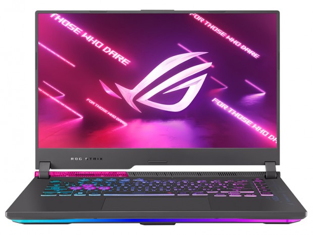 新色エレクトロパンクのeスポーツ向けゲーミングノート、ASUS「ROG Strix G15 G513RM」