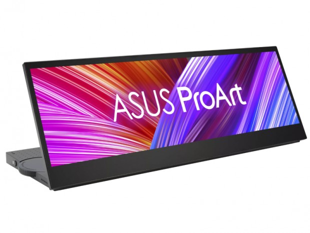 32:9のマルチタッチ対応14型クリエイター向けサブ液晶、ASUS「ProArt Display PA147CDV」