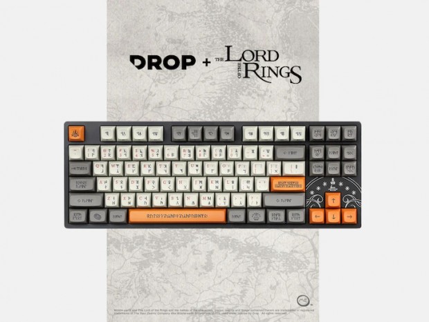 Drop、ロード・オブ・ザ・リングとコラボレーションしたキーボード発売