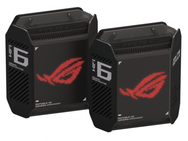 合計10,000Mbpsのトライバンド対応ゲーミングメッシュシステム、ASUS「ROG Rapture GT6」