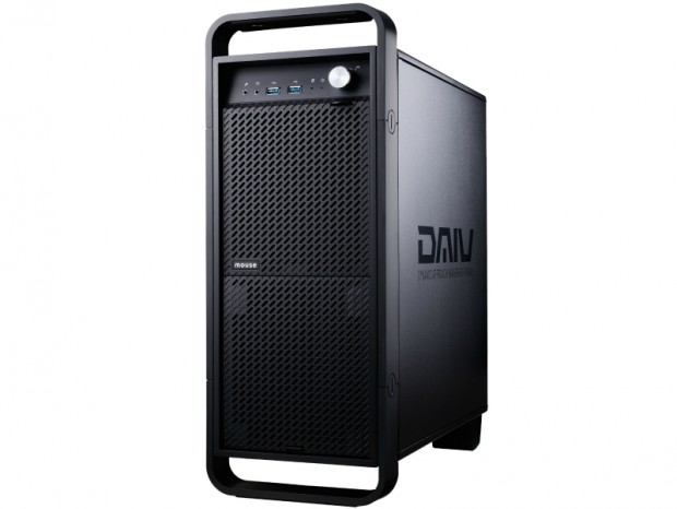 Intel Arc A380標準のクリエイターデスクトップPC、マウス「DAIV Z3-A380」シリーズ