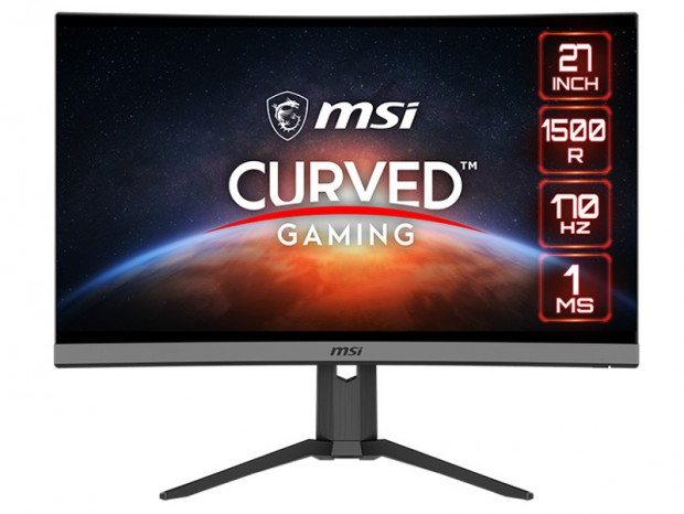 リフレッシュレート170Hzの湾曲27型フルHD液晶、MSI「G27C6P E2」9月