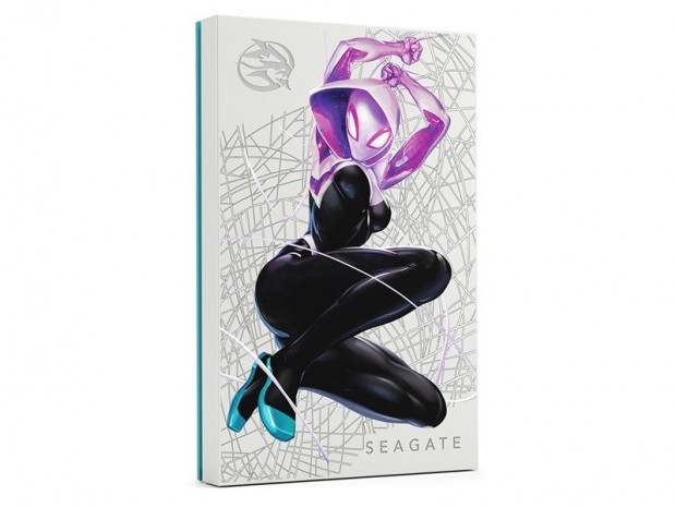 Seagate、スパイダーマン仕様の特別デザインを採用した2TBポータブルHDD