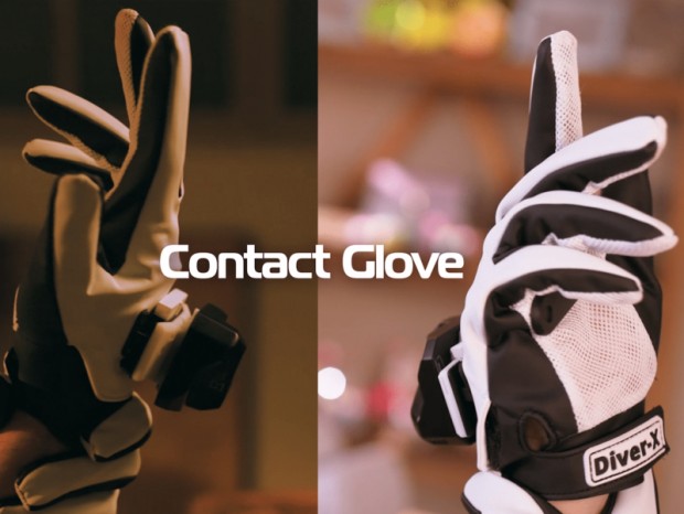 触覚フィードバック対応のSteamVR対応グローブ型コントローラ「Contact Glove」