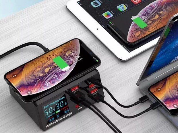 QiやUSB PD、QC3.0に対応。最大9台を充電できるマルチドック「GeeStation」が発売