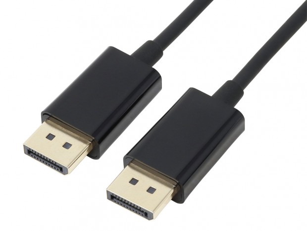 ラッチ無しだから小型&柔らかいDisplayPortケーブルがアイネックスから